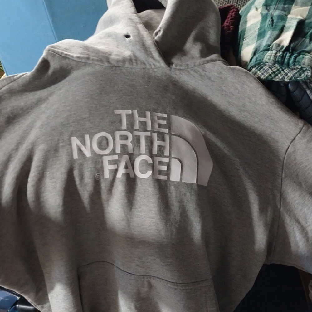 The North Face Light Gray Hoodie